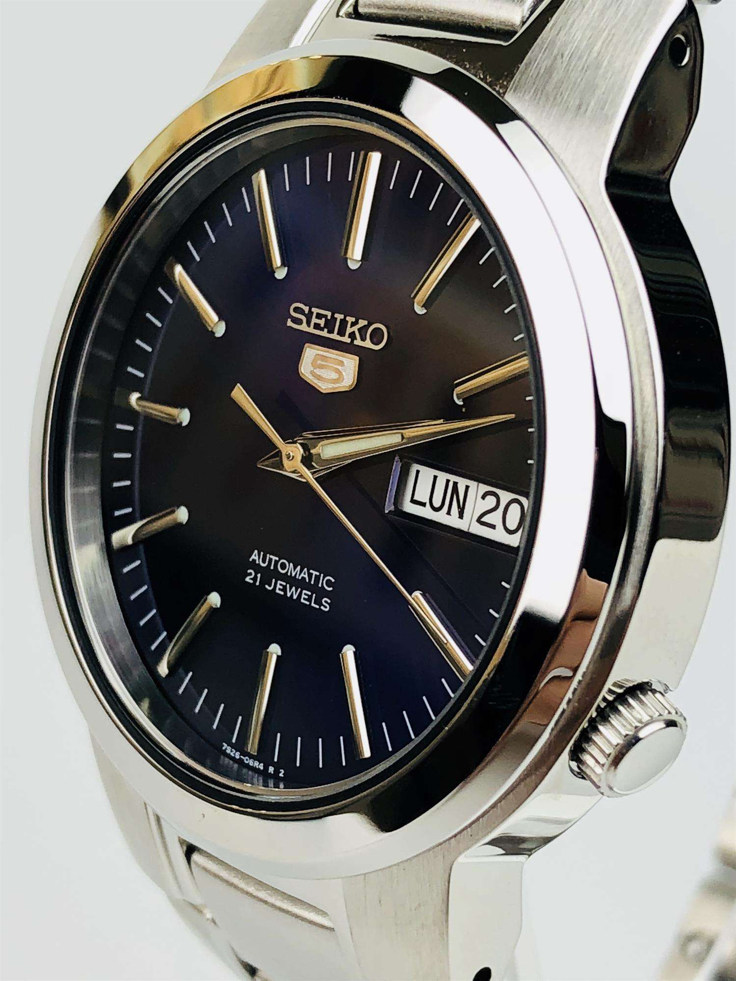 SEIKO 5 -AUTOMATIC BLUE DAIL MEN'S WATCH