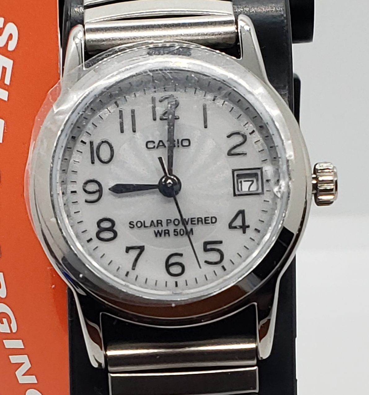 Women's Casio "Easy Reader" Solar Watch