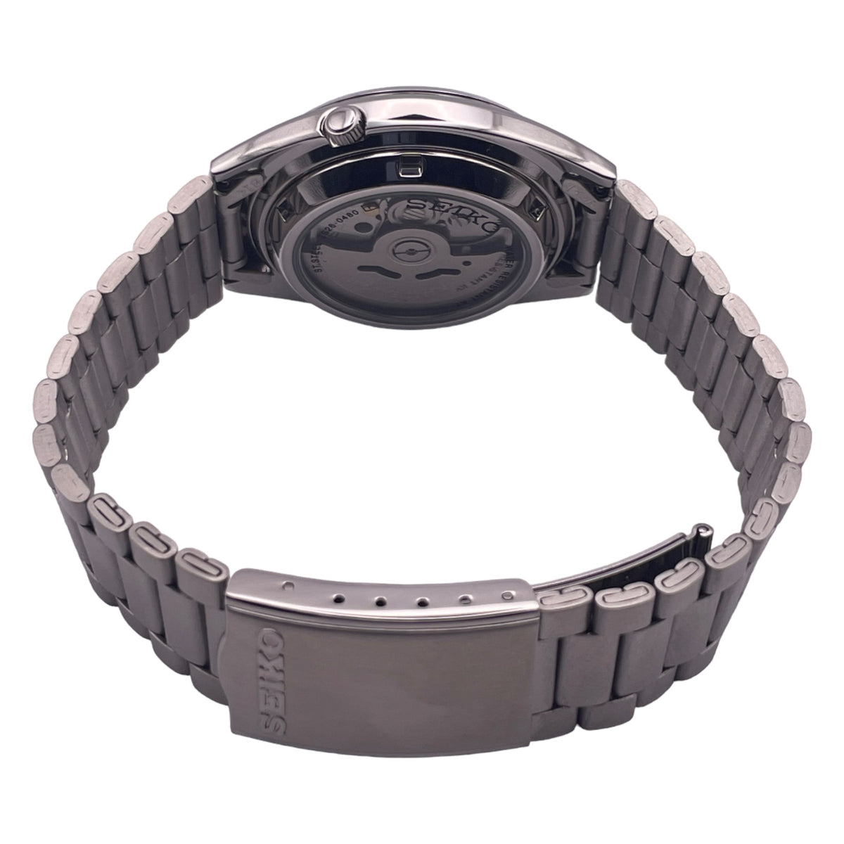 SEIKO 5-WHITE TEXTURED DIAL