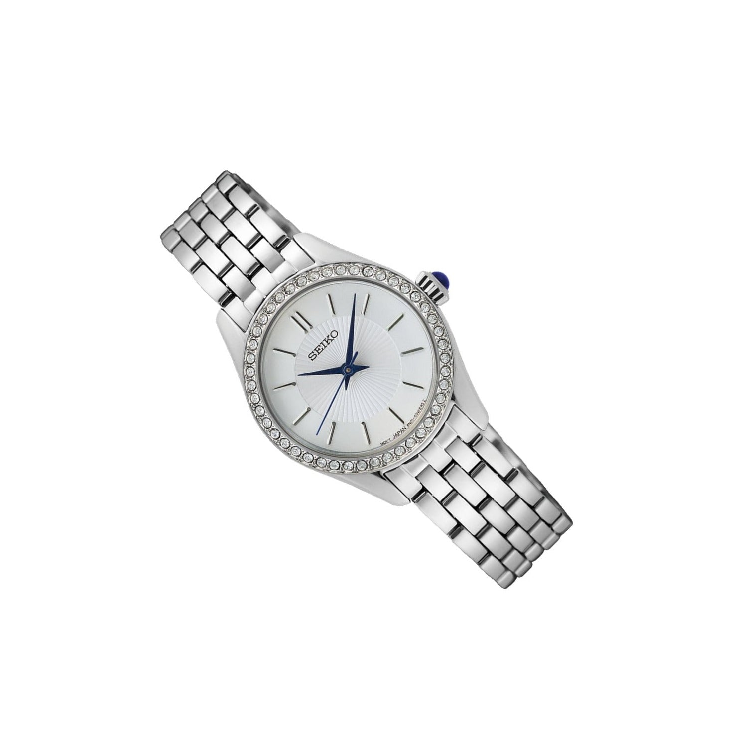 SEIKO WOMEN'S CRYSTAL COLLECTION STAINLESS STEEL QUARTZ WATCH