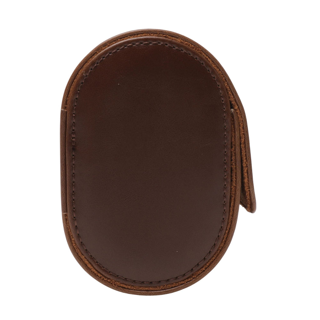DOUBLE SLOT WATCH ROLL CASE IN BROWN
