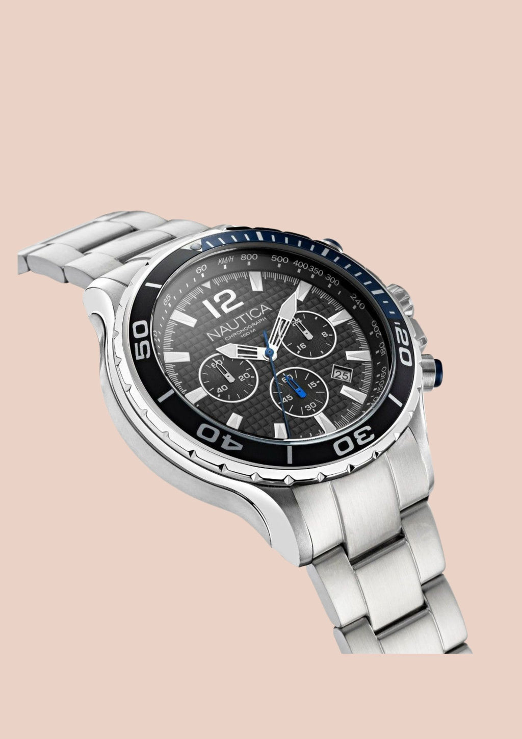 Nautica Men NST Black Round Dial Analog Watch