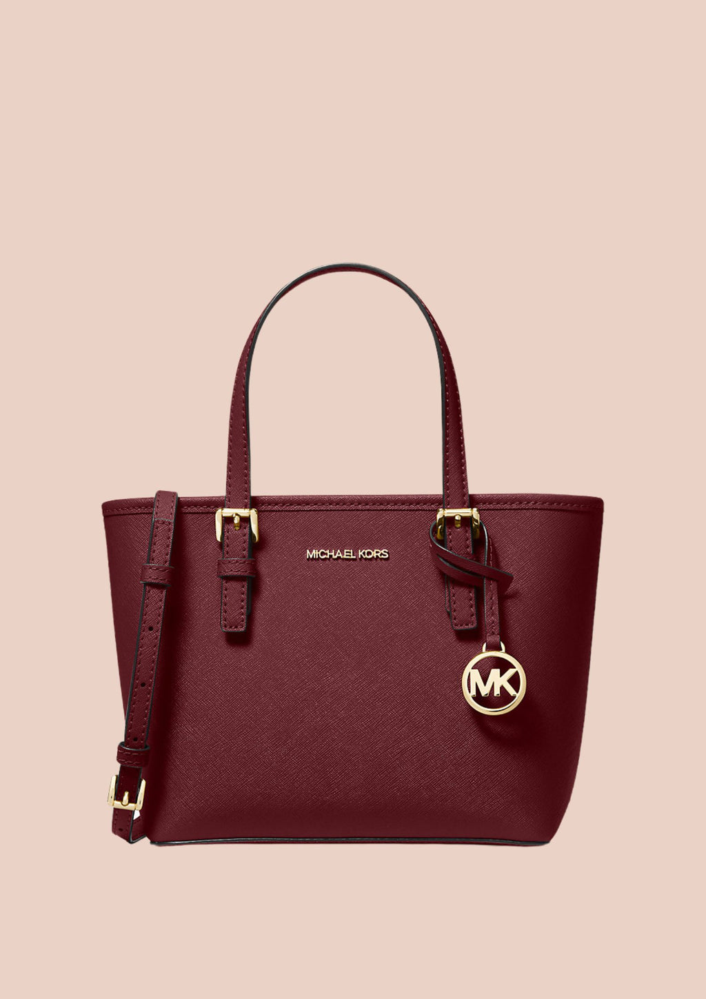 Michael Kors Jet Set Travel Extra-Small Saffiano Leather Bag