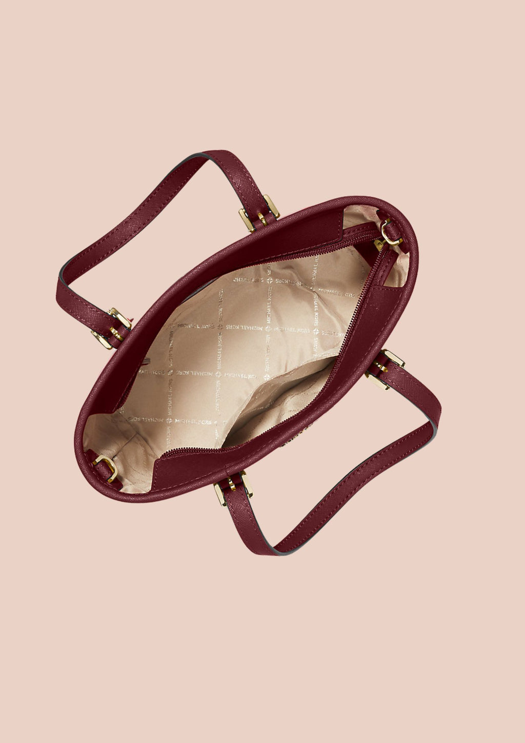 Michael Kors Jet Set Travel Extra-Small Saffiano Leather Bag