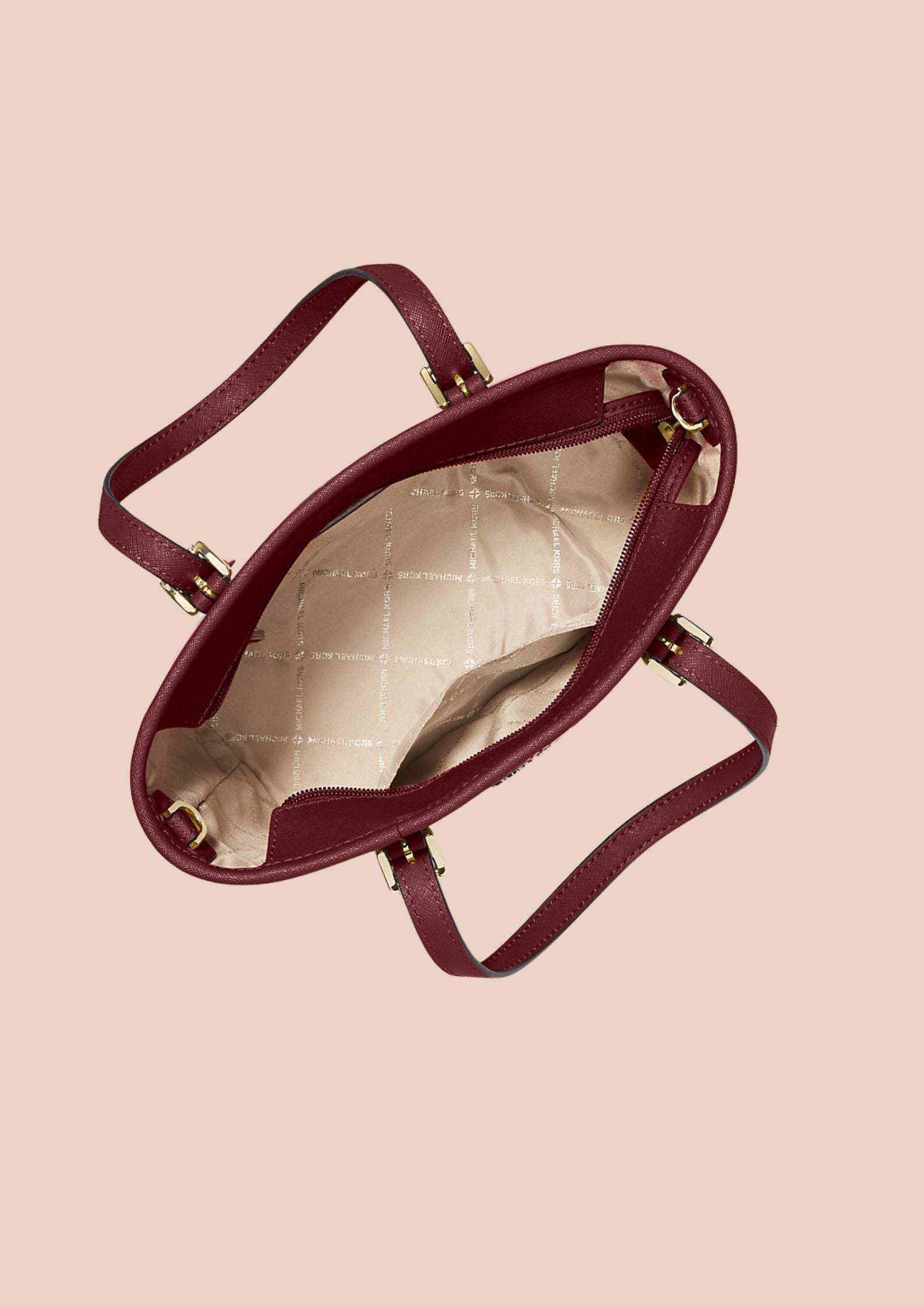 Michael Kors Jet Set Travel Extra-Small Saffiano Leather Bag