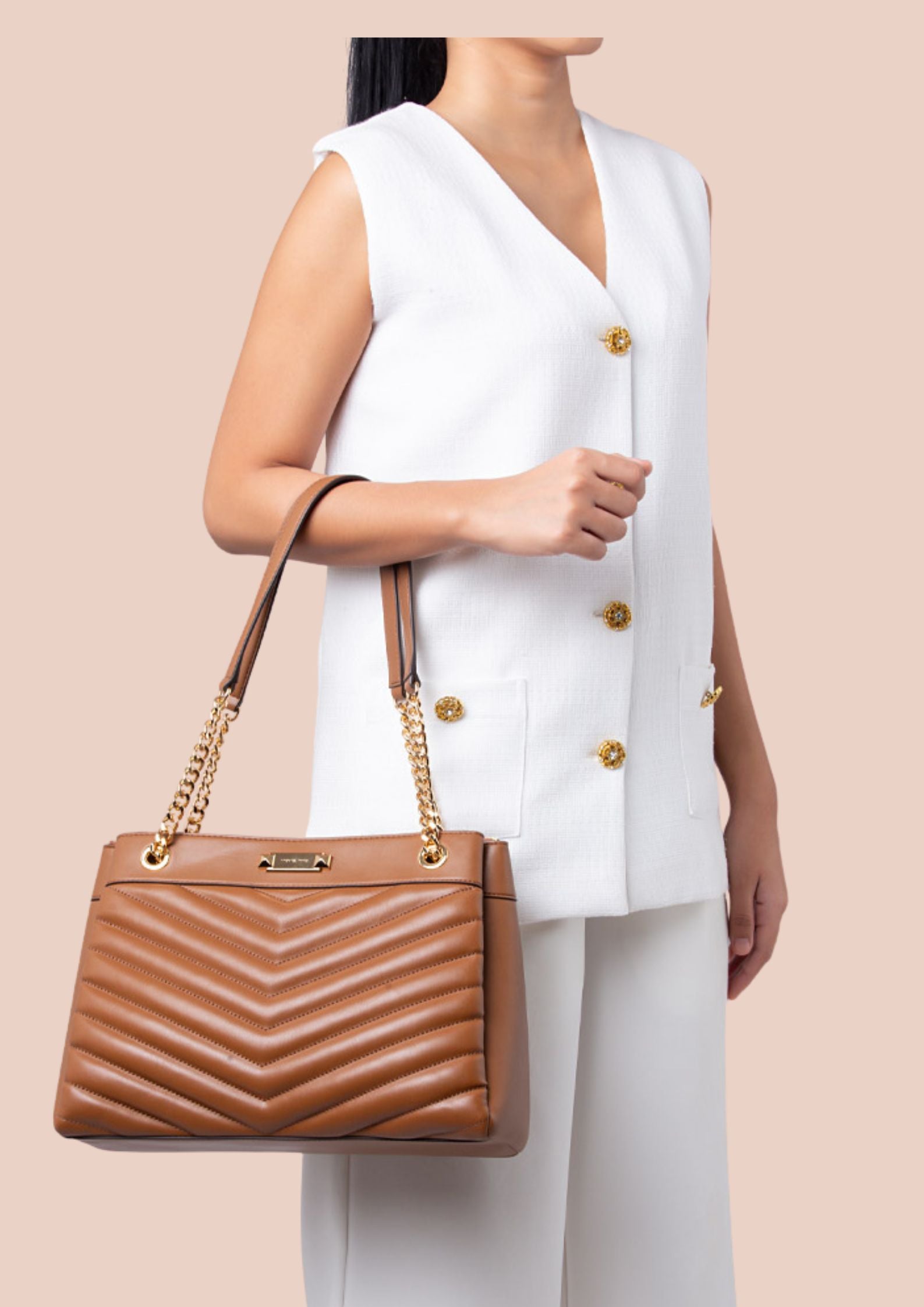 Michael Kors Whitney Medium Quilted Tote Bag