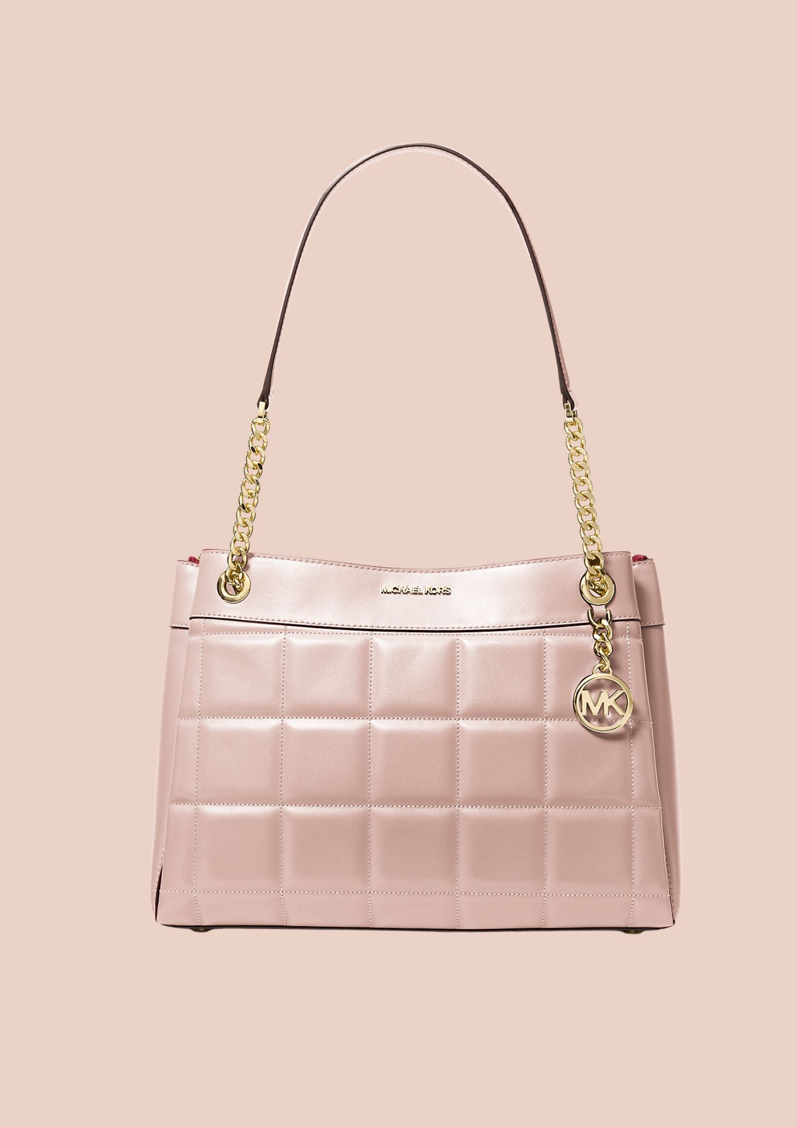 Michael Kors Susan Medium Quilted Leather Tote Bag