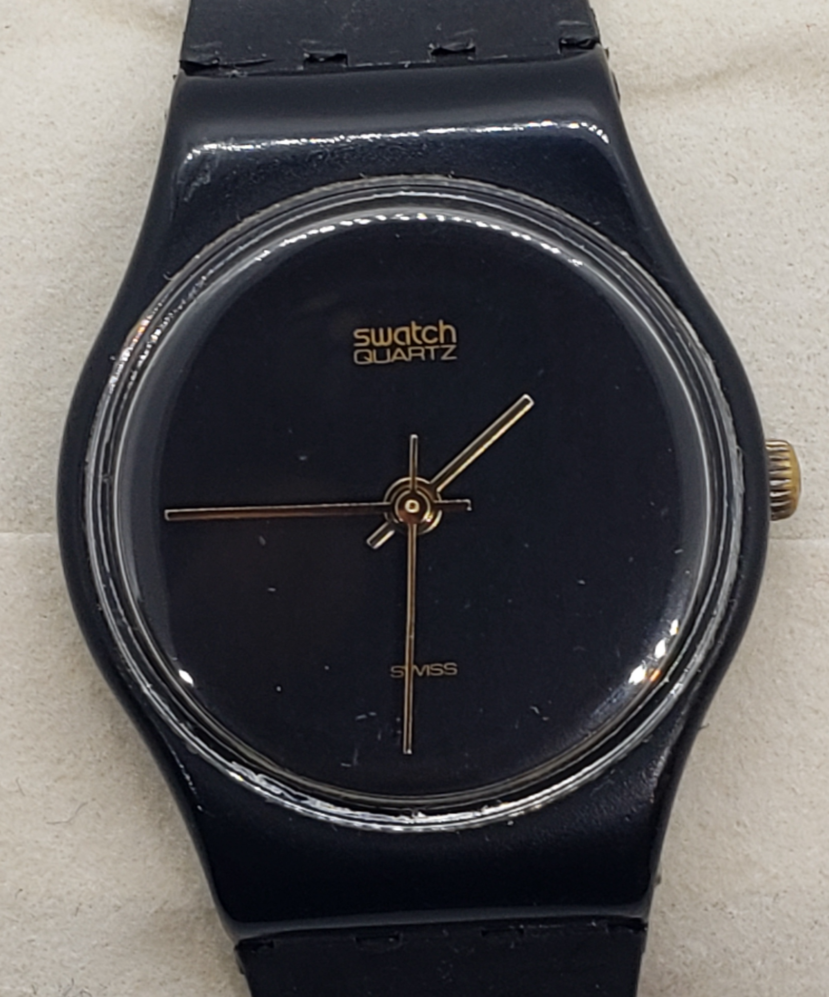 Vintage Black Magic Ladies Swatch Watch Monab Watches Accessories
