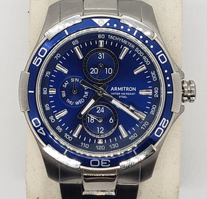 Armitron Men's Stainless Steel Watch - 20/4677BLSV