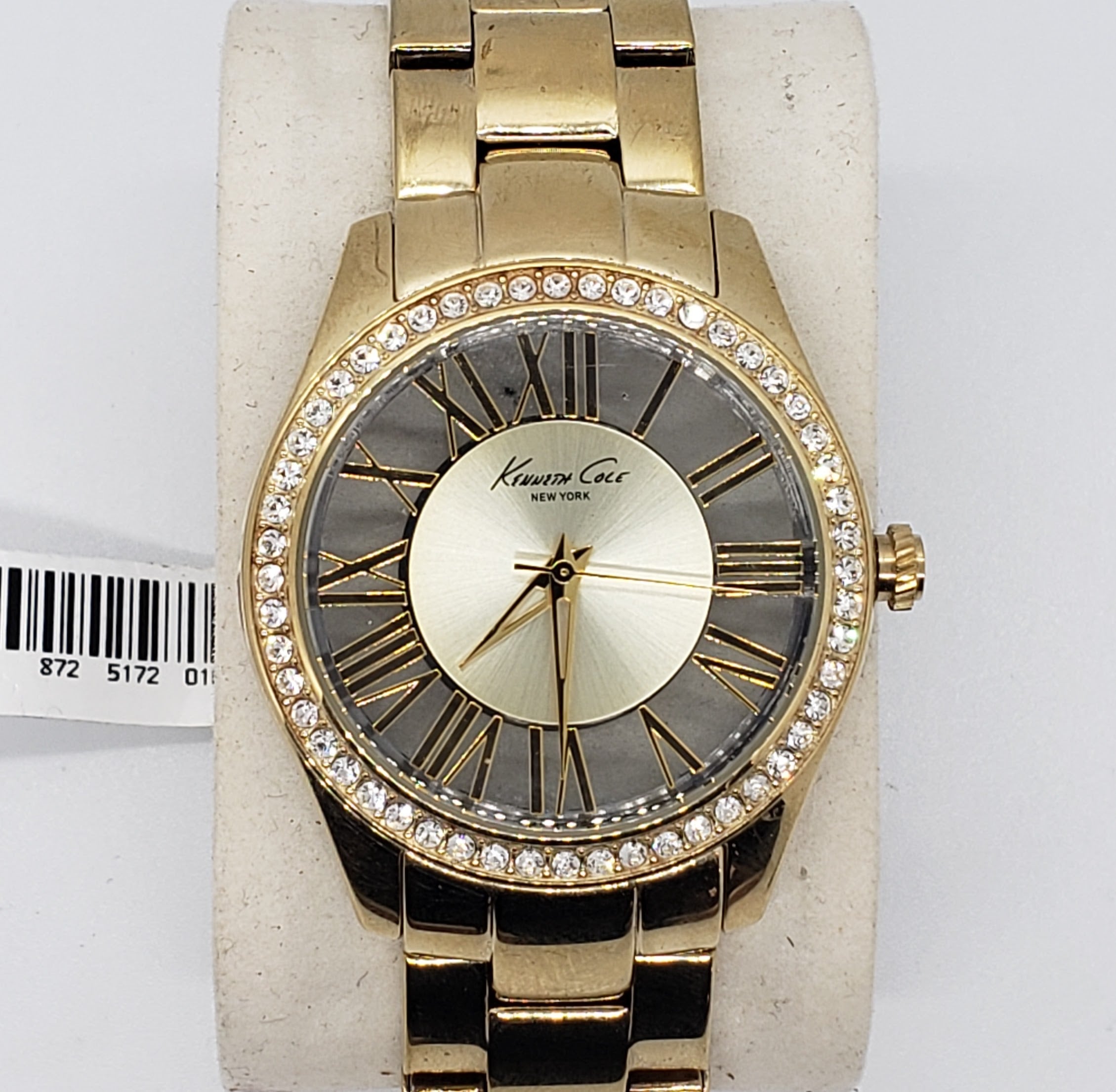 Kenneth Cole Gold Tone Skeleton Watch