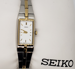 Seiko Ladies' Two-Tone Watch - White Dial